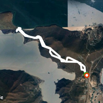 Perfect route walking route map in Russkiy