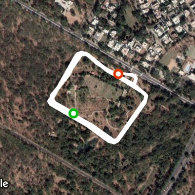 Walk along with peacocks 😄😄 walking route map in Gandhinagar