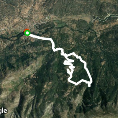 Navaluenga walking route map in Navaluenga