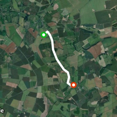 Route near Belchford walking route map in Scamblesby