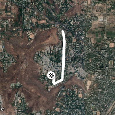 Route near Gokhale Nagar