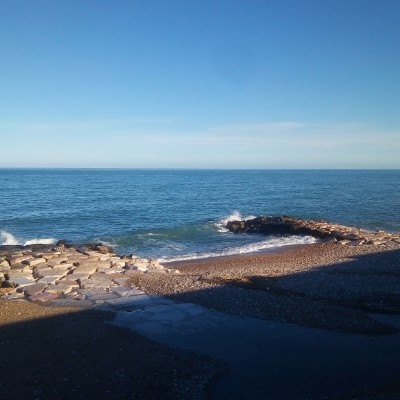 Costa dei trabocchi walking route map in Piane Favaro V
