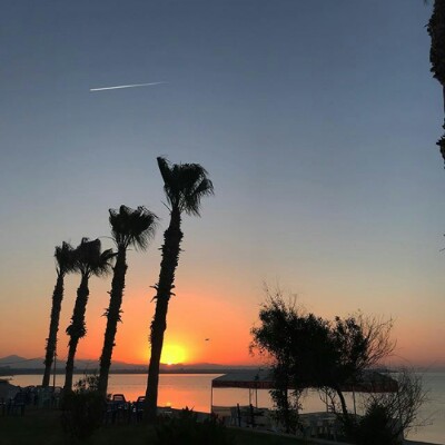 Coast antalya walking route map in Antalya