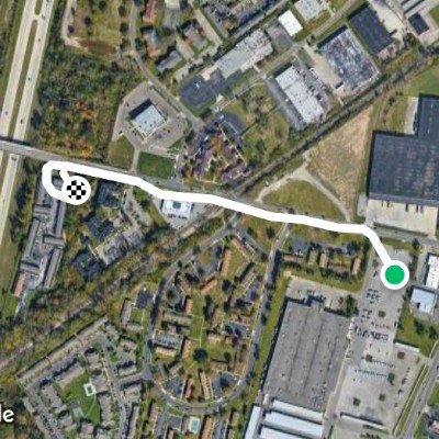 Route near Georgian Heights