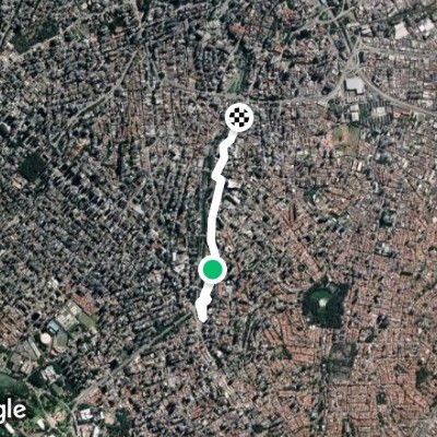 位于Liberdade的路线