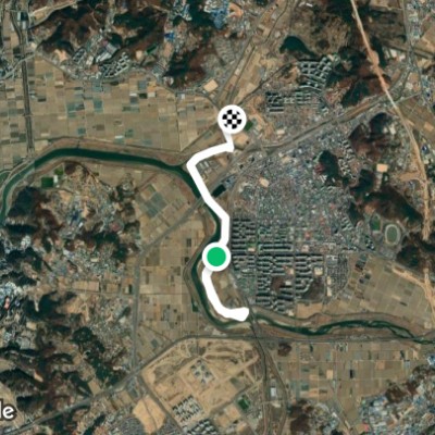 공릉천 자전거길