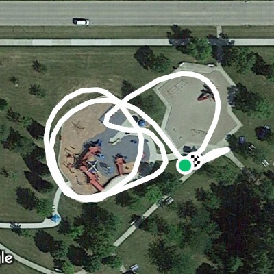 WALKING WHILE THEY PLAY