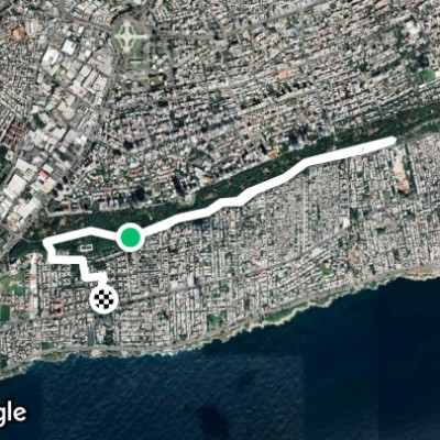 Parque Mirador Sur  rutina diaria.