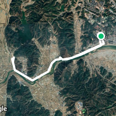 포항공대~경주 양동마을 왕복 20km