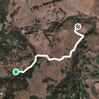 Route near Palo Alto Hills